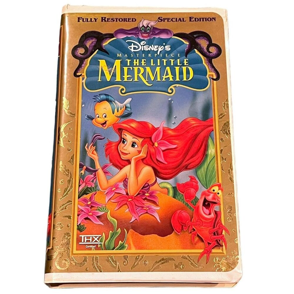 The Little Mermaid (VHS, 1998, Special Edition) TESTED Tape And Case